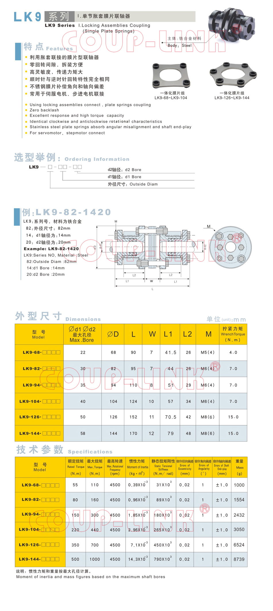 LK9系列 单节胀套膜片联轴器_联轴器种类-广州菱科自动化设备有限公司 LK9系列 单节胀套膜片联轴器_联轴器种类-广州菱科自动化设备有限公司