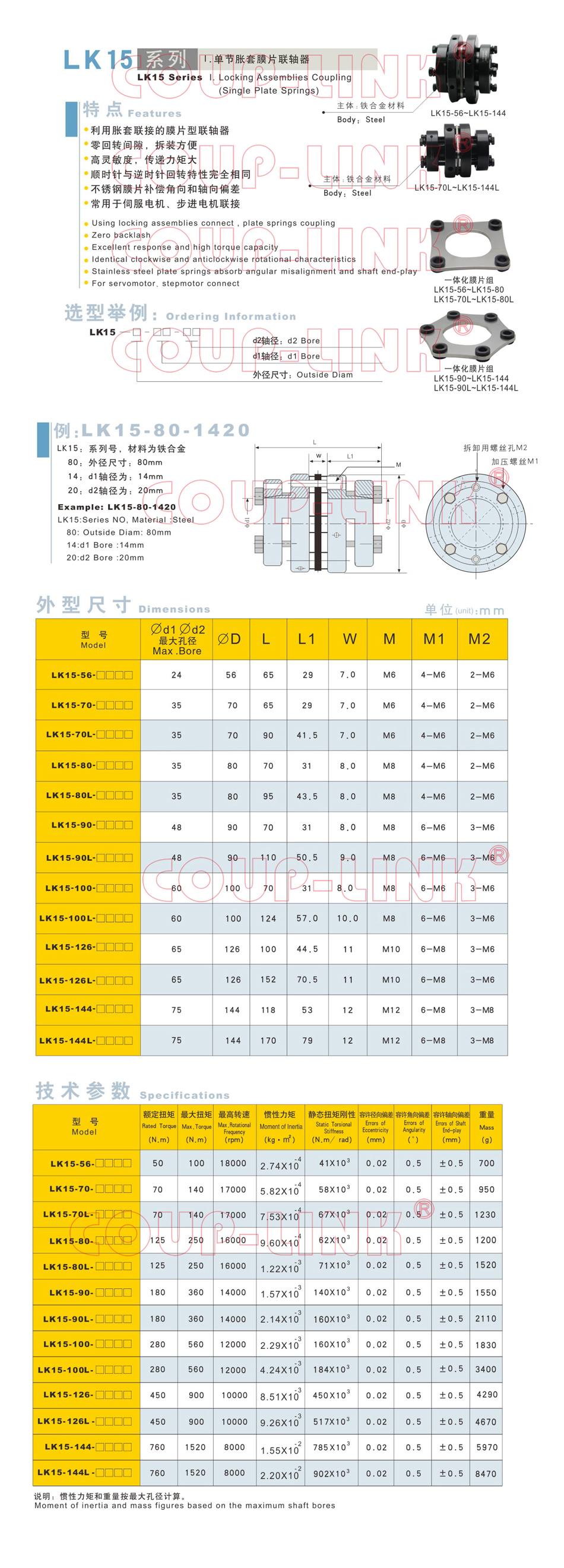 LK15系列 单节胀套膜片联轴器_联轴器种类-广州菱科自动化设备有限公司 LK15系列 单节胀套膜片联轴器_联轴器种类-广州菱科自动化设备有限公司