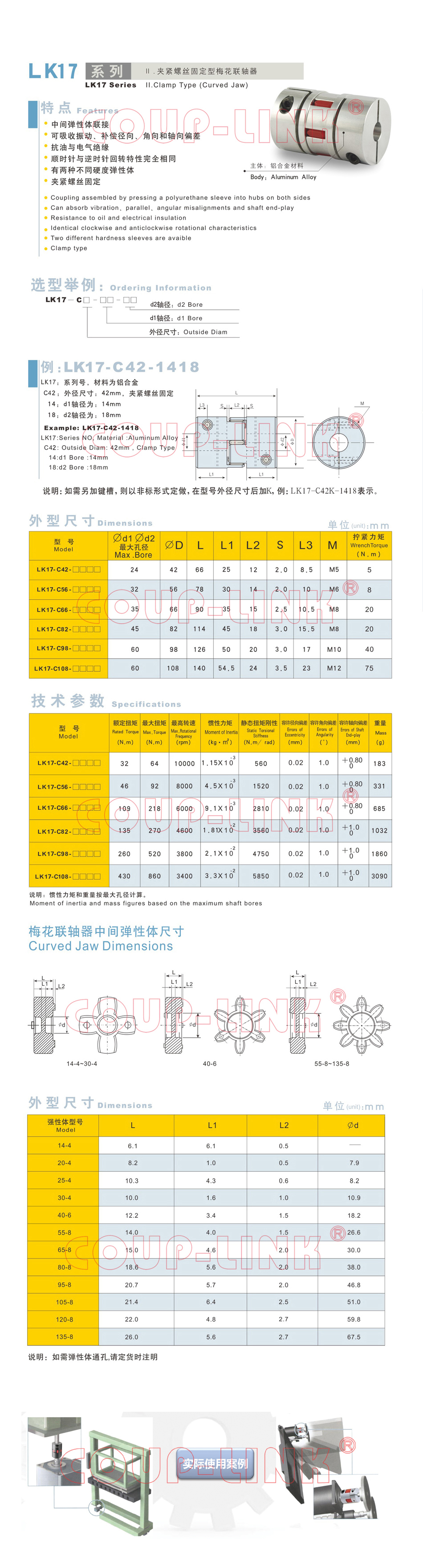 LK17系列 夾緊螺絲固定型梅花老子有钱app_老子有钱app種類-廣州老子有钱自動化設備有限公司 LK17系列 夾緊螺絲固定型梅花老子有钱app_老子有钱app種類-廣州老子有钱自動化設備有限公司