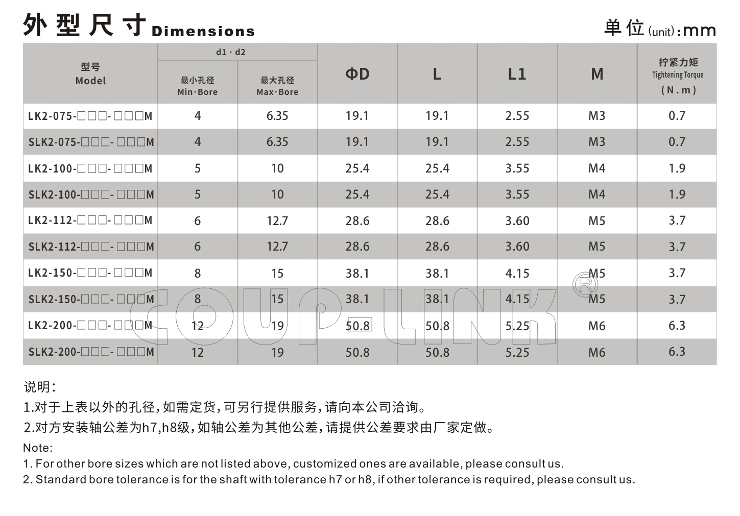 LK2系列 定位螺絲固定螺紋式_聯軸器種類-廣州菱科自動化設備有限公司