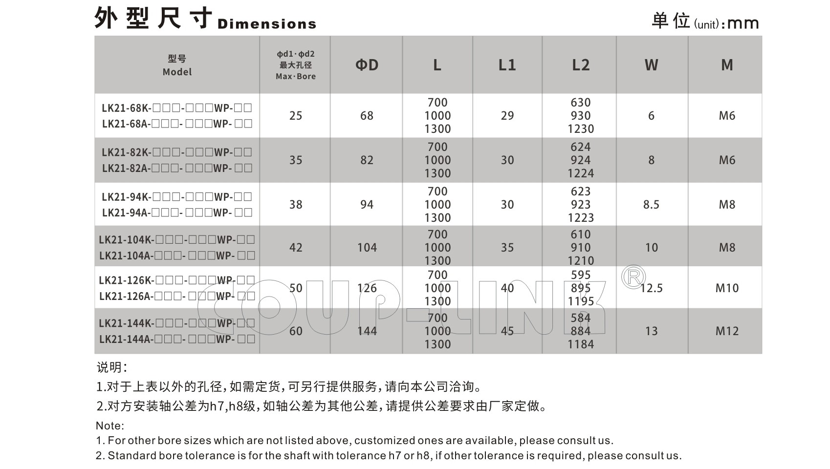 LK21 系列 長跨距鍵槽膜片聯軸器_聯軸器種類-廣州菱科自動化設備有限公司