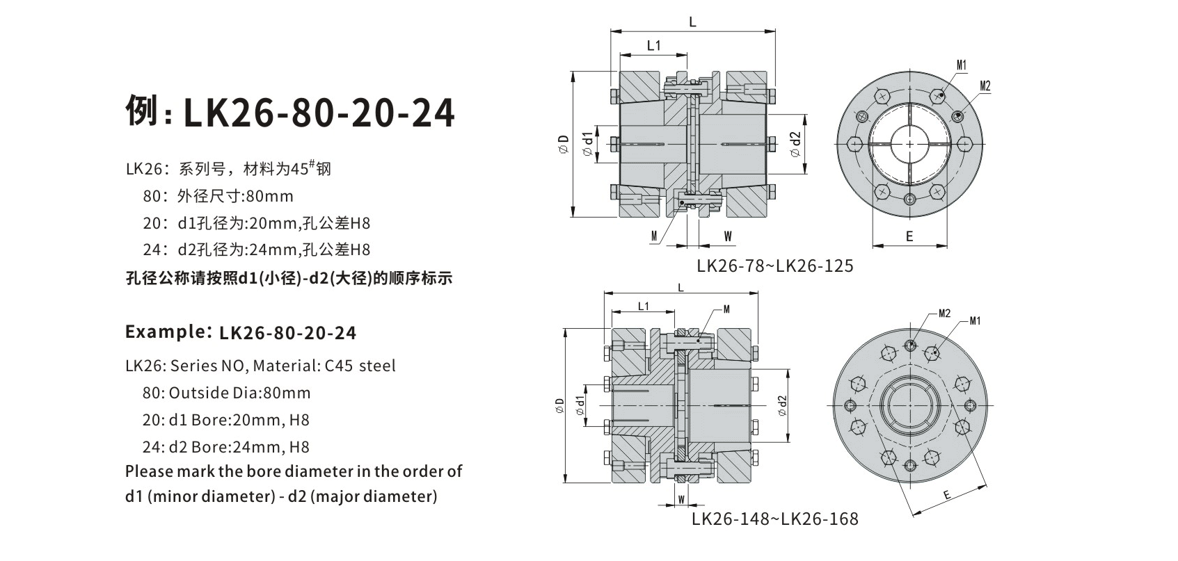 LK26  单节胀套（膜片联轴器）_联轴器种类-广州普联智能装备有限公司