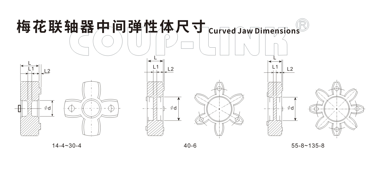 LK17系列 夹紧螺丝固定型梅花联轴器_联轴器种类-广州菱科自动化设备有限公司