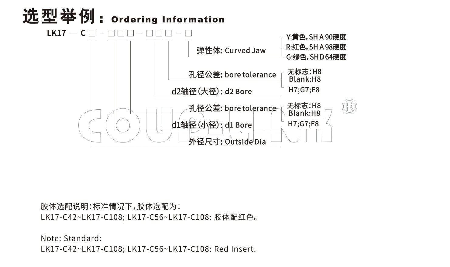 LK17系列 夹紧螺丝固定型梅花联轴器_联轴器种类-广州普联智能装备有限公司