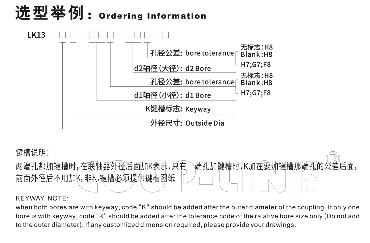 LK13系列 定位螺丝固定微型刚性联轴器_联轴器种类-广州菱科自动化设备有限公司