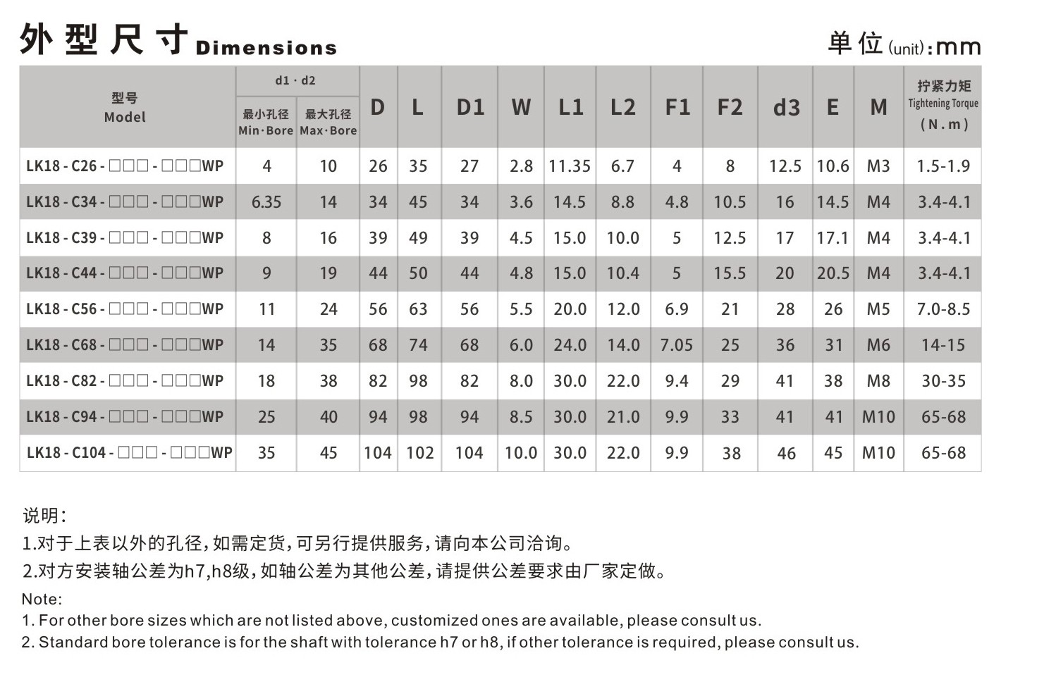 LK18系列（经济型） 多节夹紧螺丝固定式（膜片联轴器）_联轴器种类-广州普联智能装备有限公司
