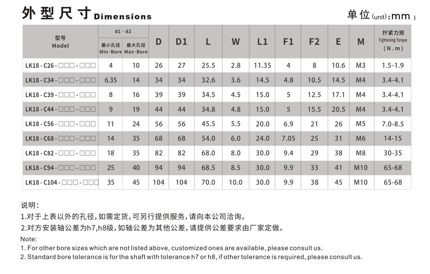 LK18系列（经济型） 单节夹紧螺丝固定式（膜片联轴器）_联轴器种类-广州菱科自动化设备有限公司