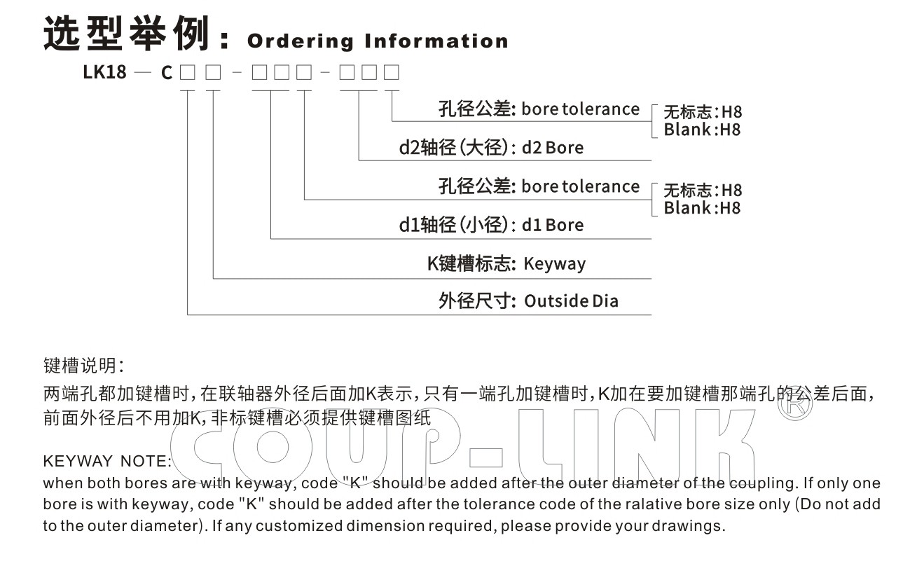 LK18系列（经济型） 单节夹紧螺丝固定式（膜片联轴器）_联轴器种类-广州菱科自动化设备有限公司